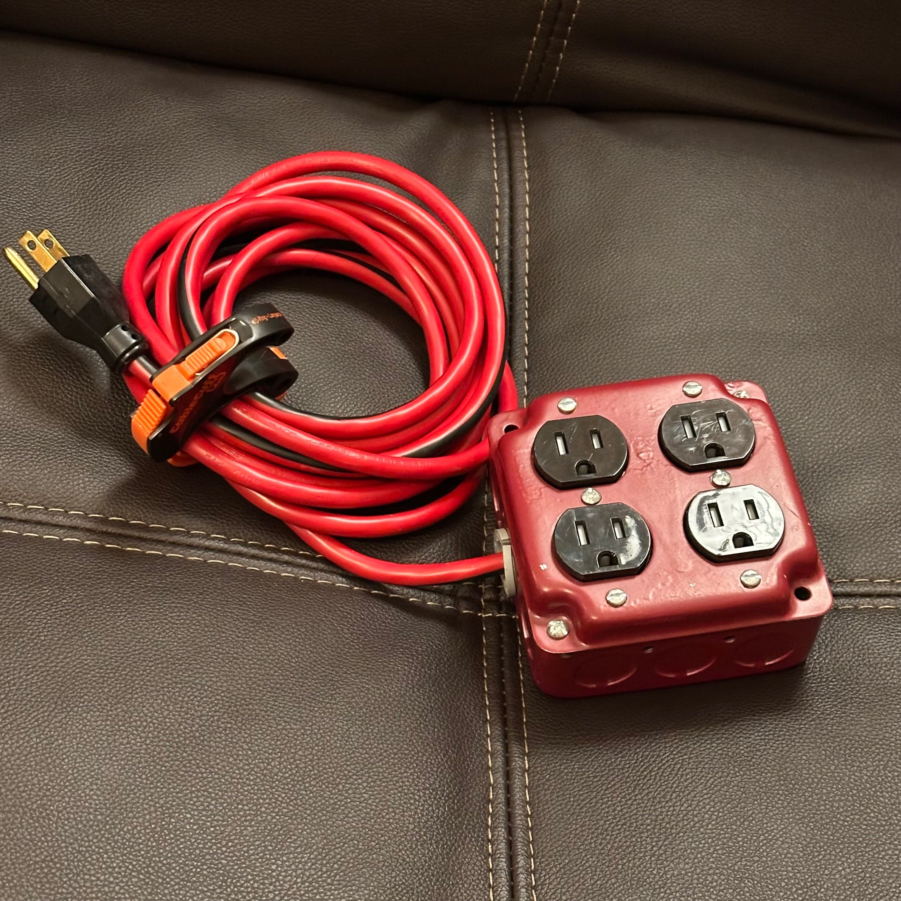 The Plug Box — Garage Quad Outlet Original
